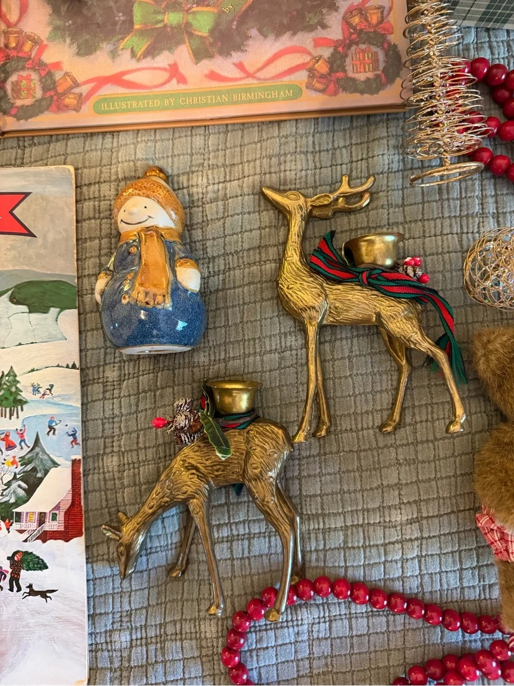 Vintage and Classic Christmas Holiday Decor Lot